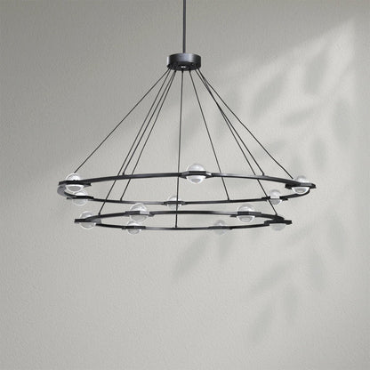 Eclatamt Two - Tier Round Chandelier - Lightings Menu