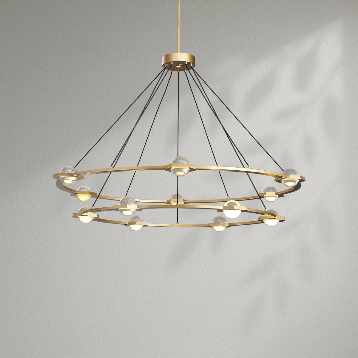 Eclatamt Two - Tier Round Chandelier - Lightings Menu