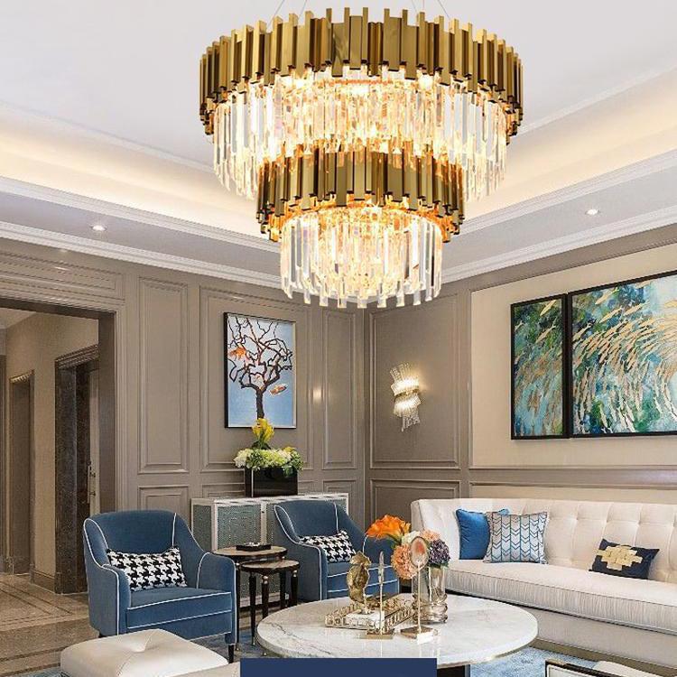 Elian Alaric Crystal Chandelier - Lightings Menu