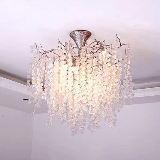 Ellie Modern Crystal Branch Chandelier - Lightings Menu