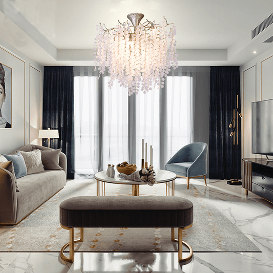 Ellie Modern Crystal Branch Chandelier - Lightings Menu