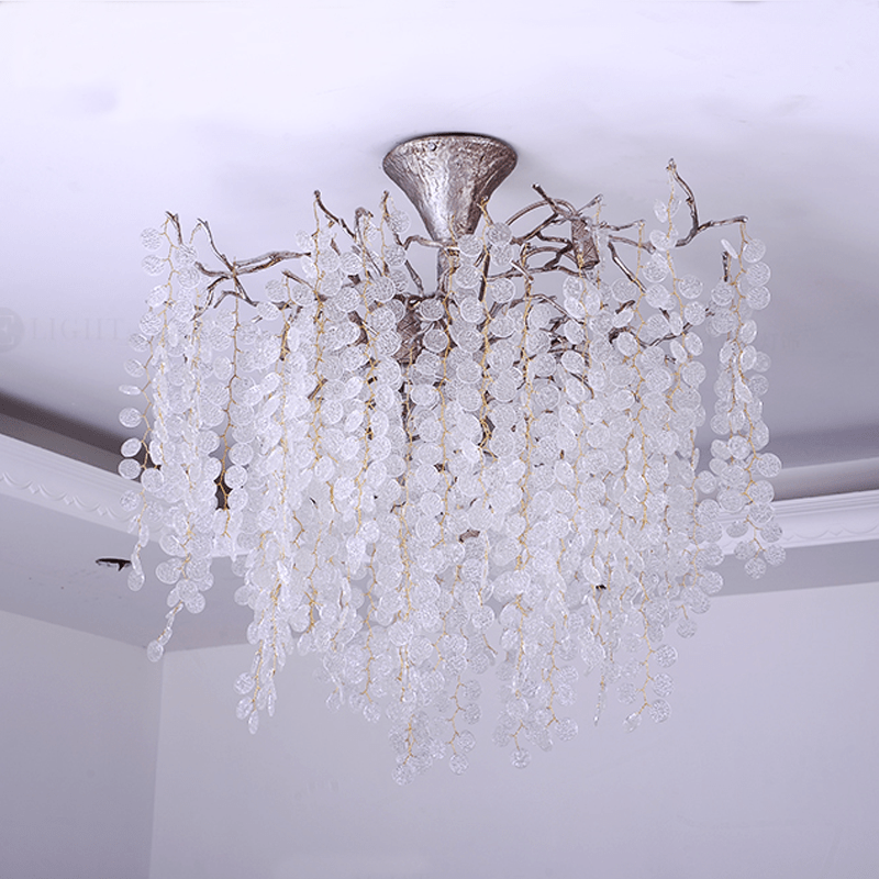 Ellie Modern Crystal Branch Chandelier - Lightings Menu