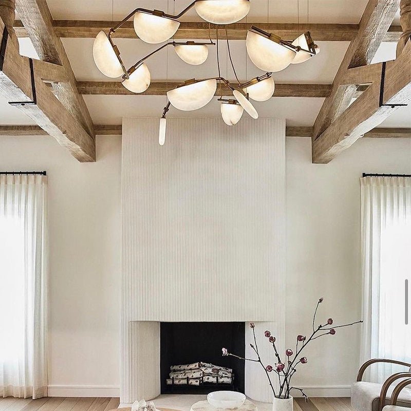 Elliot Alabaster Chandelier - Lightings Menu