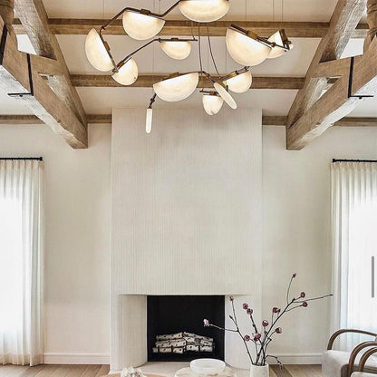 Elliot Alabaster Chandelier - Lightings Menu