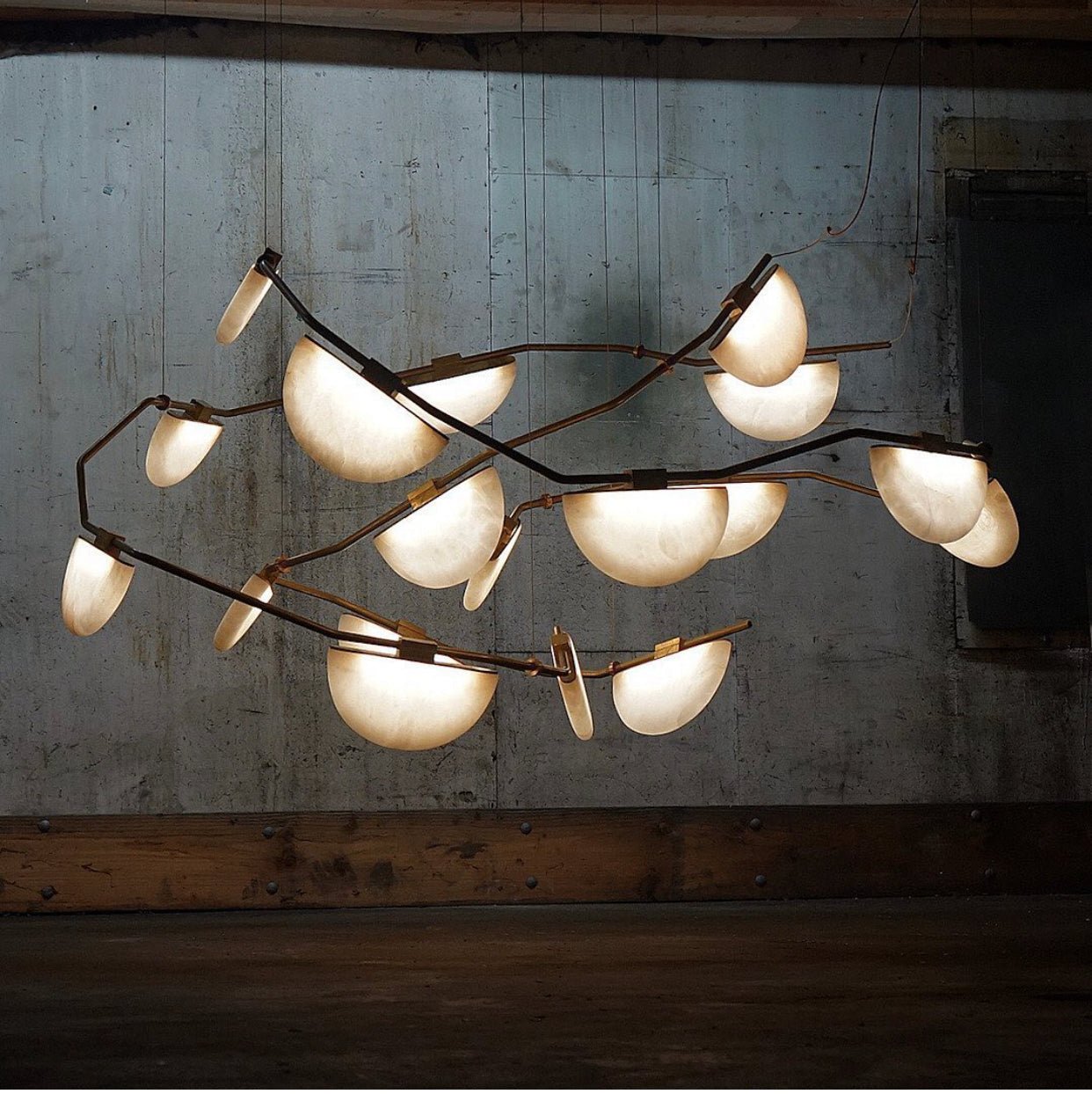 Elliot Alabaster Chandelier - Lightings Menu