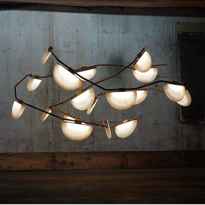 Elliot Alabaster Chandelier - Lightings Menu