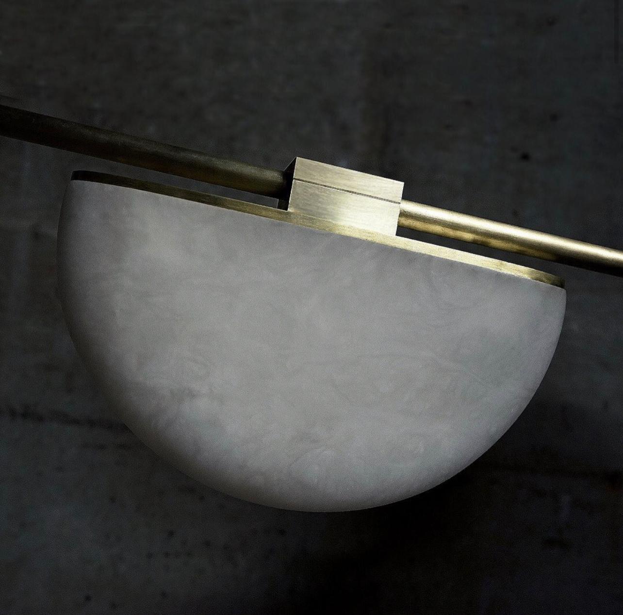 Elliot Alabaster Chandelier - Lightings Menu