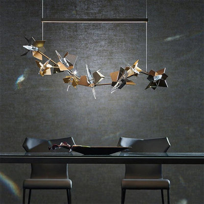 Elva Art Deco Crystal Chandelier - Lightings Menu