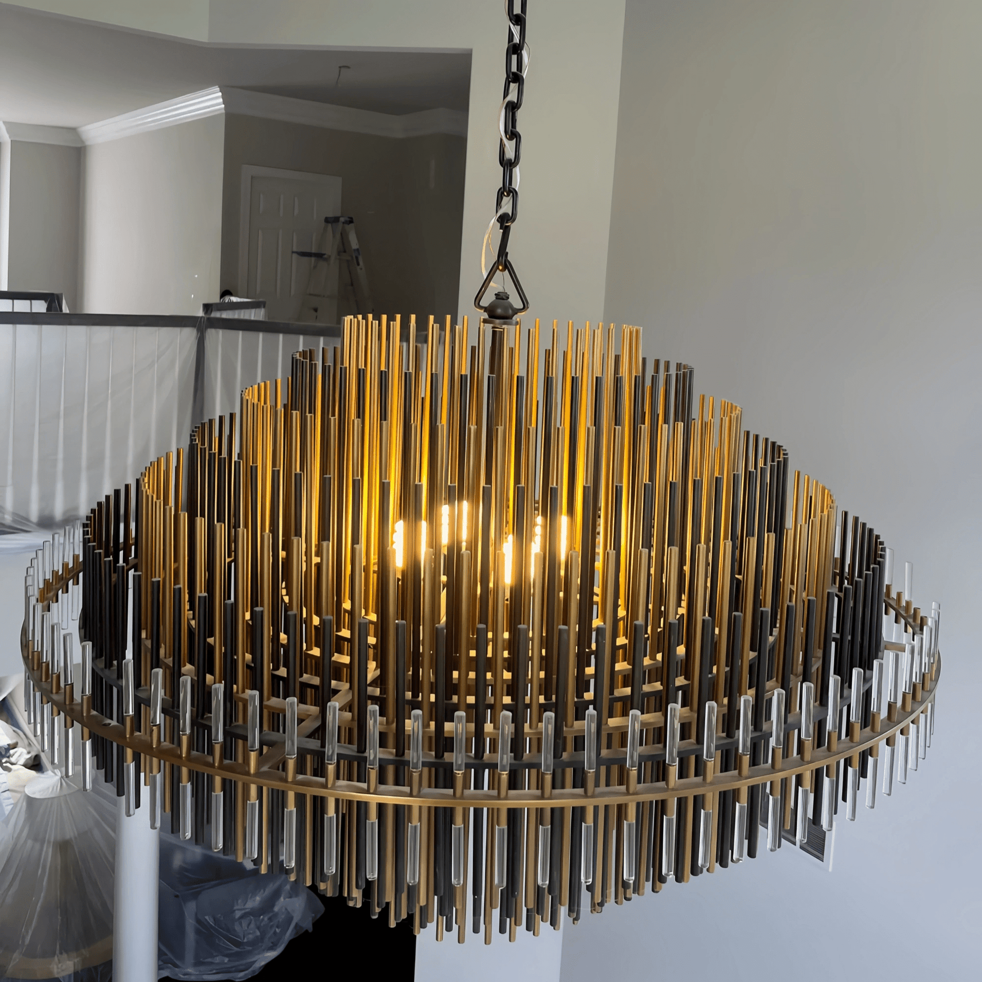 Emilo Sculpture Round Chandelier - Lightings Menu