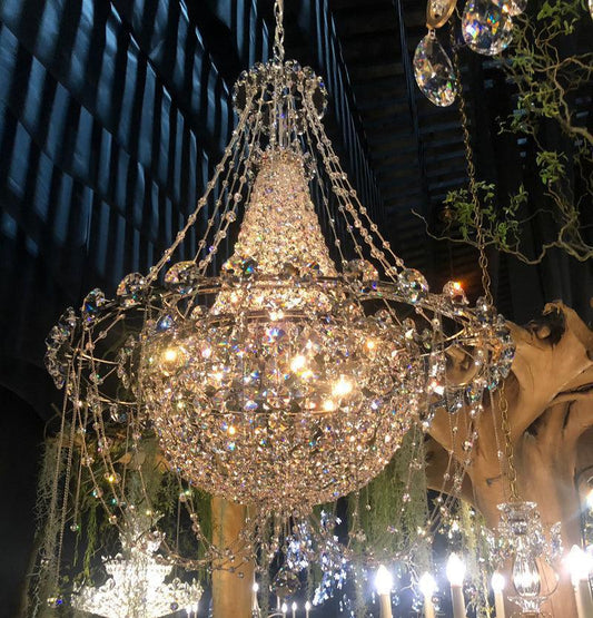 Empire Crystal Chandelier 22“/40“/52” - Lightings Menu