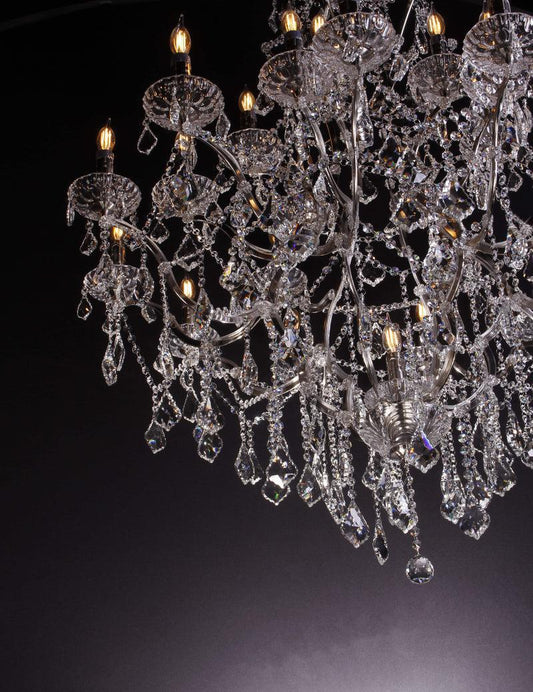 Empire Maria Theresa Crystal Chandelier 60” /50 - LIGHT - Lightings Menu