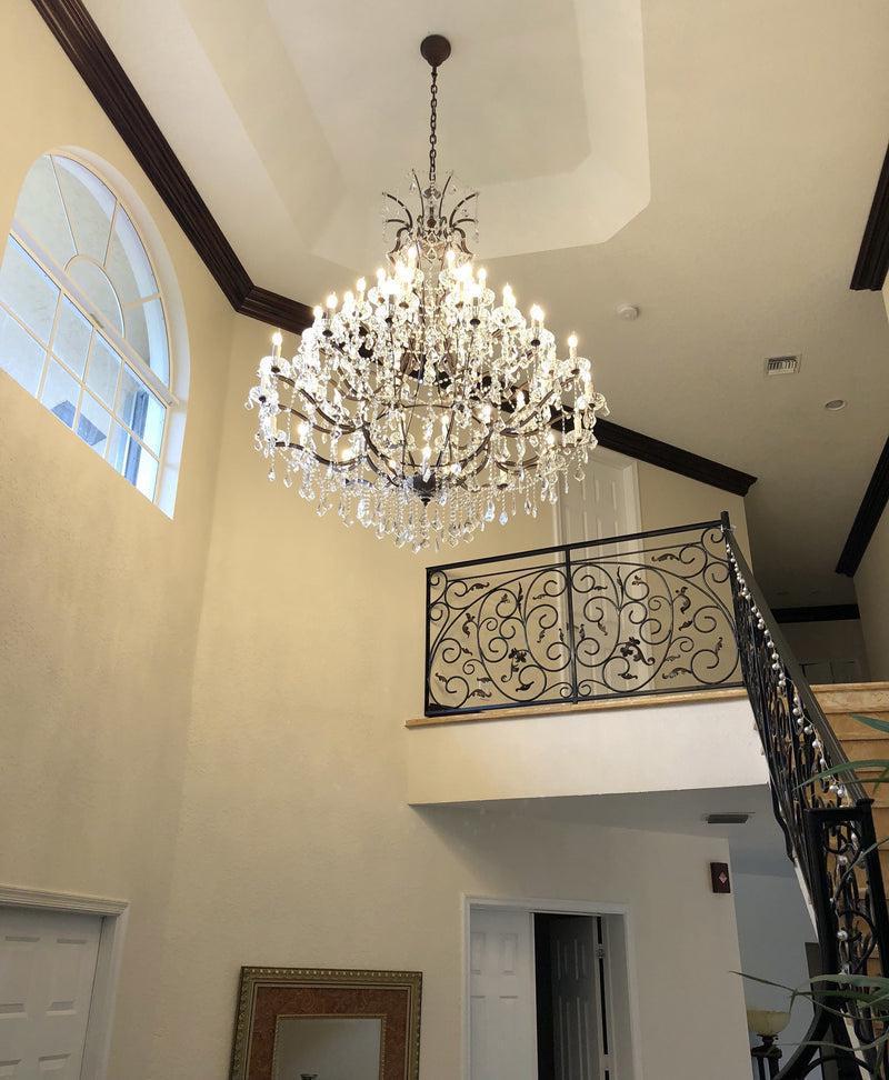 Empire Maria Theresa Crystal Chandelier 60” /50 - LIGHT - Lightings Menu
