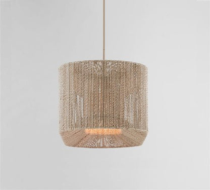Farrington Abaca Linear Chandelier 42" - Lightings Menu
