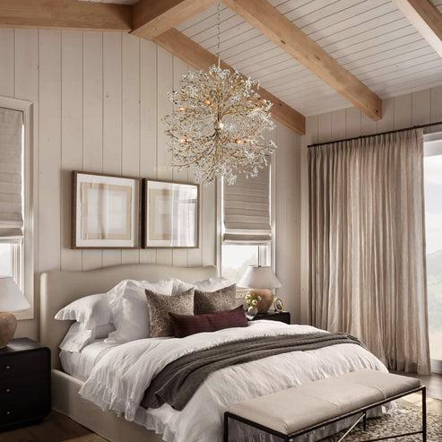 Fioresy 8 - Light Round Chandelier - Lightings Menu