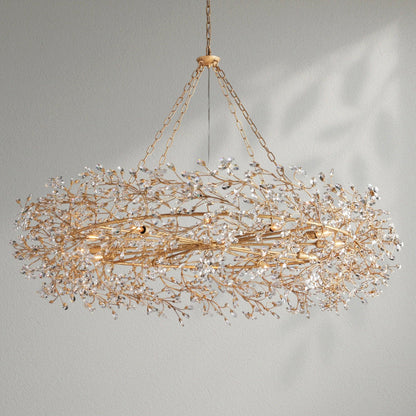 Fioresy Crown Chandelier 39" 48" 60" - Lightings Menu