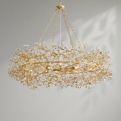 Fioresy Crown Chandelier 39" 48" 60" - Lightings Menu