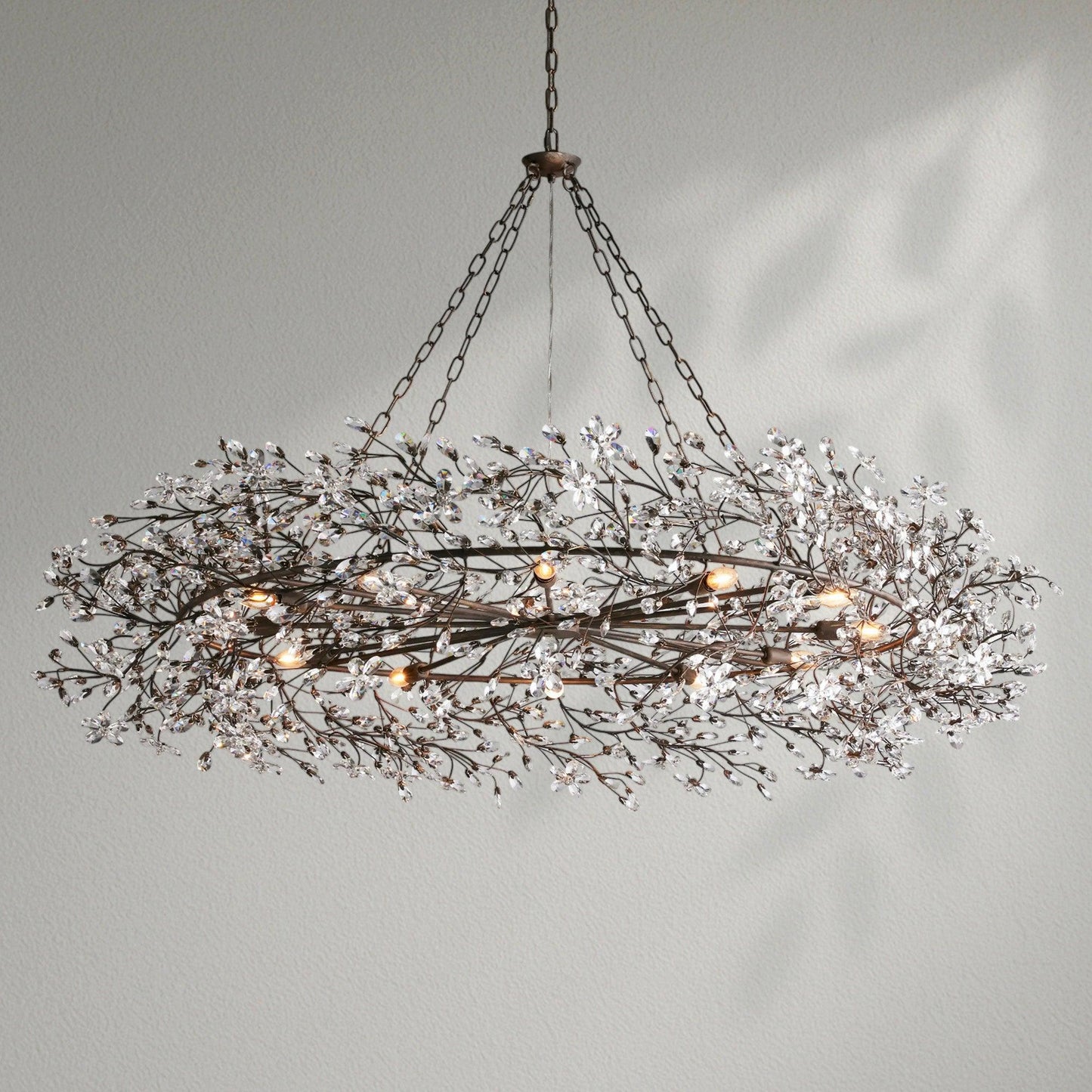 Fioresy Crown Chandelier 39" 48" 60" - Lightings Menu