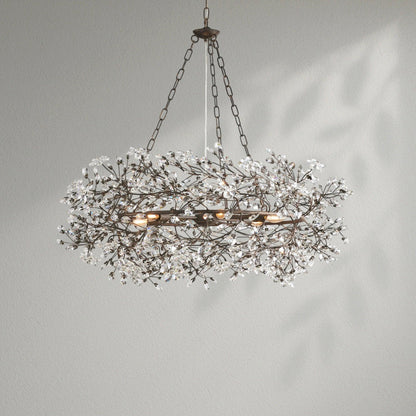 Fioresy Crown Chandelier 39" 48" 60" - Lightings Menu