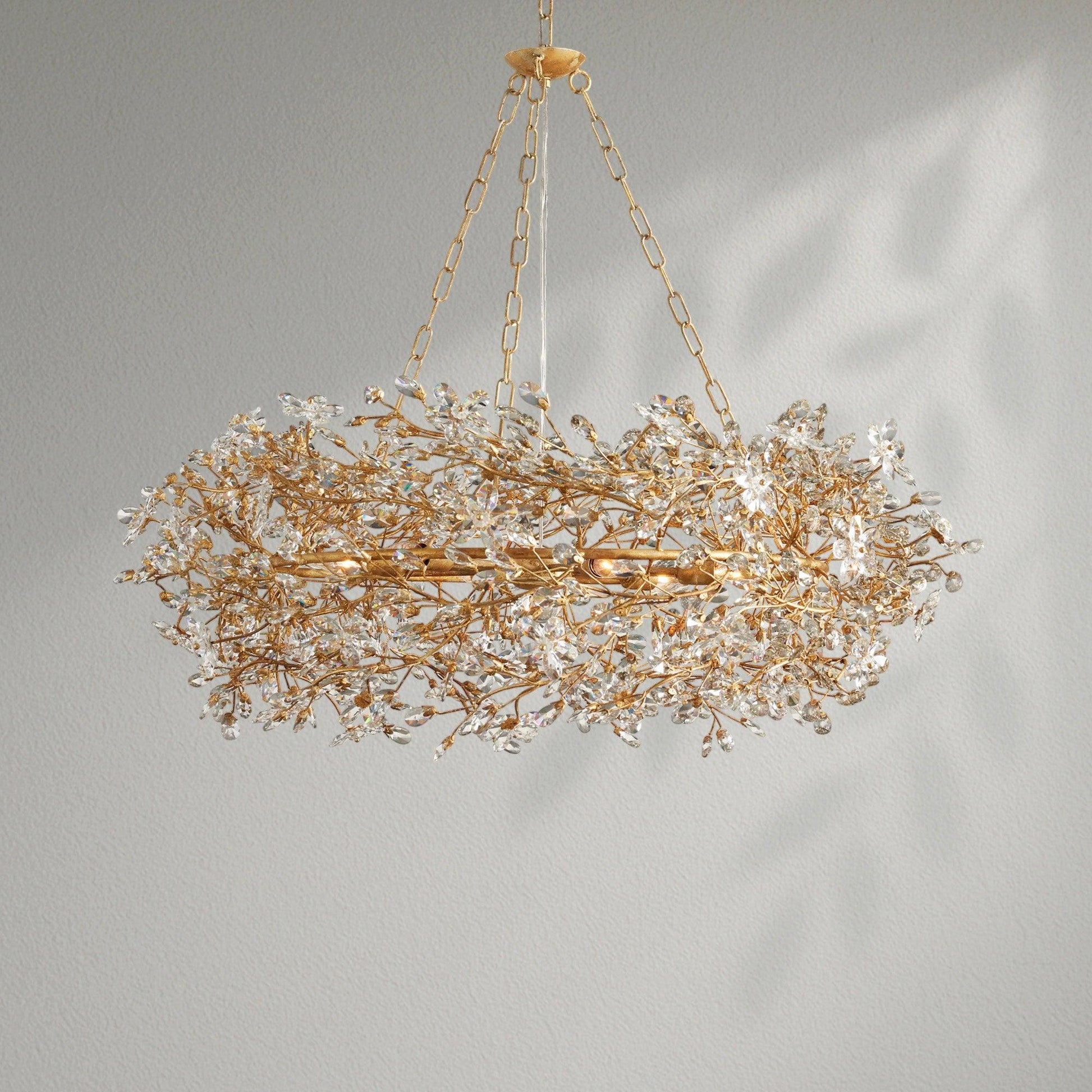 Fioresy Crown Chandelier 39" 48" 60" - Lightings Menu