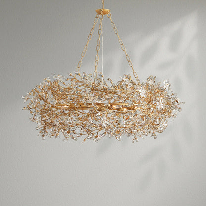 Fioresy Crown Chandelier 39" 48" 60" - Lightings Menu