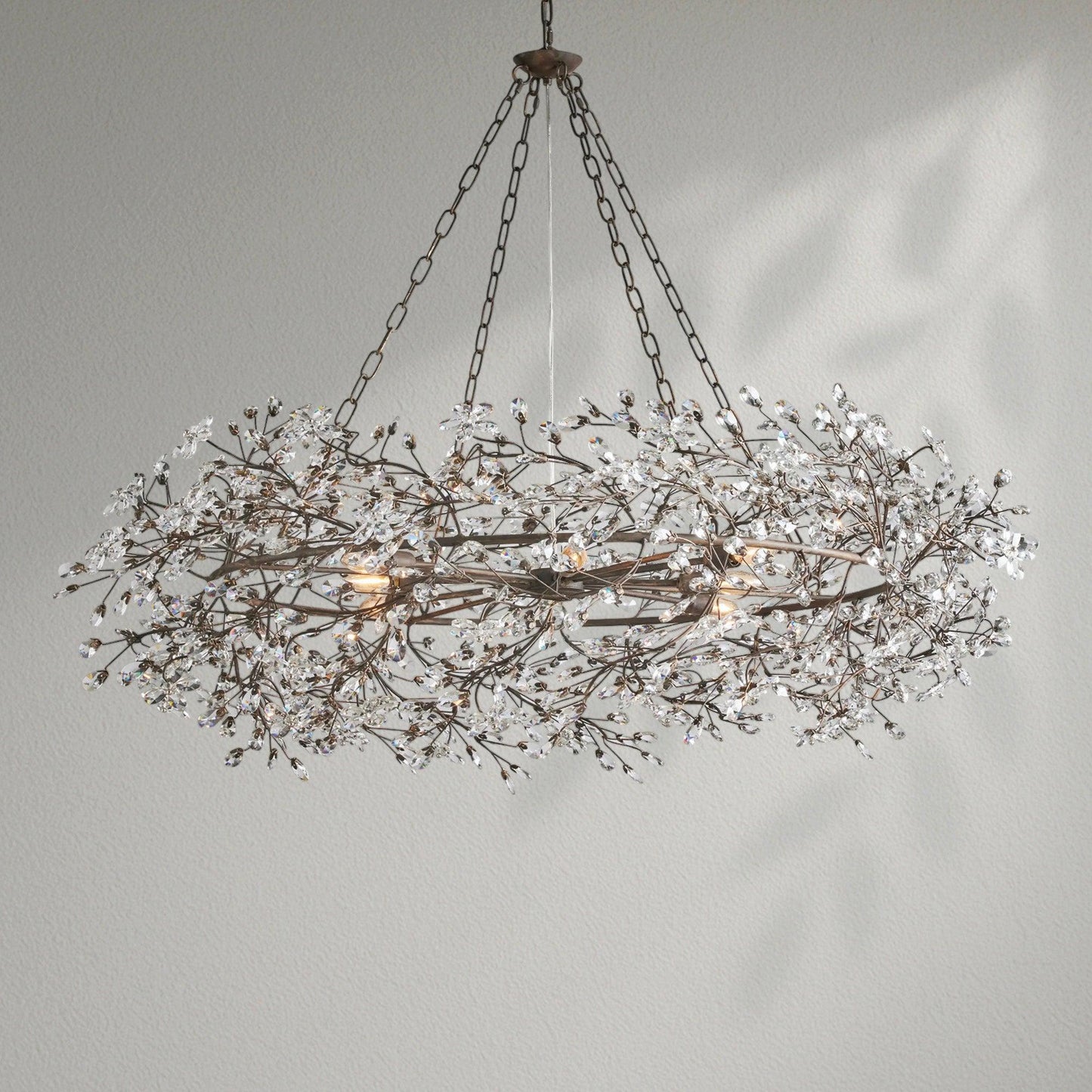 Fioresy Crown Chandelier 39" 48" 60" - Lightings Menu