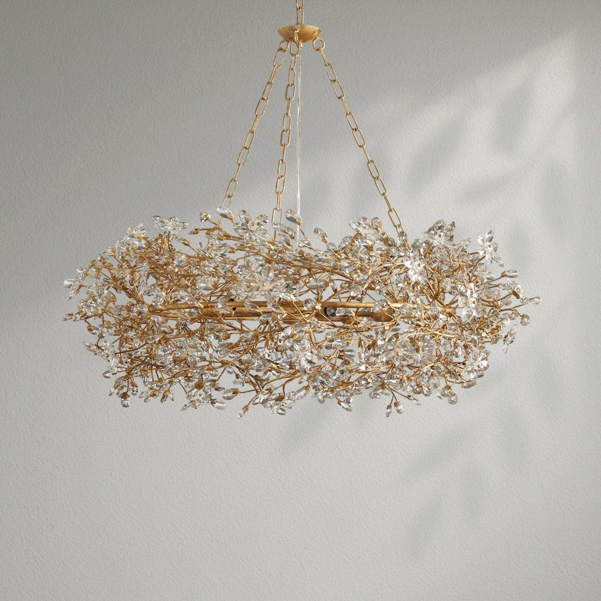 Fioresy Crown Chandelier 39" 48" 60" - Lightings Menu
