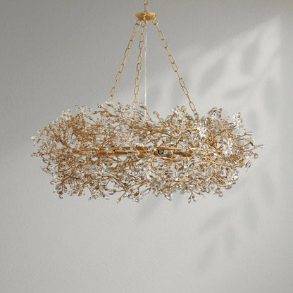 Fioresy Crown Chandelier 39" 48" 60" - Lightings Menu