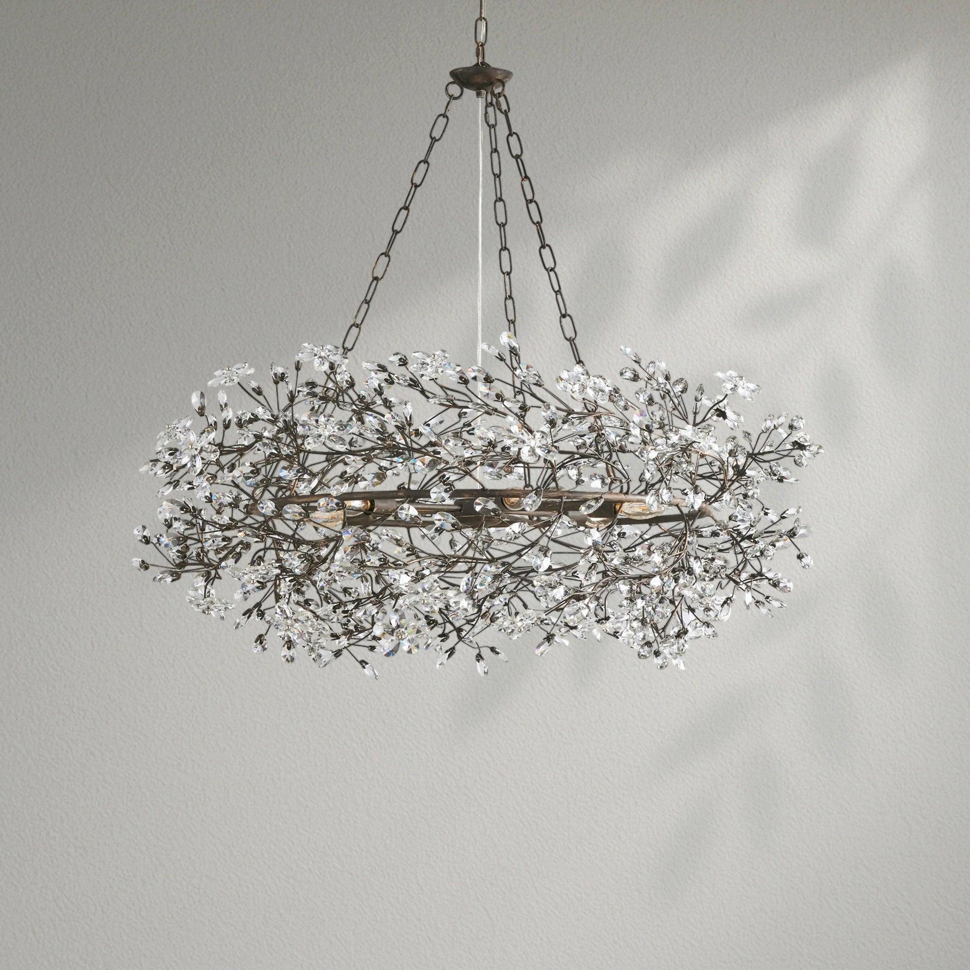 Fioresy Crown Chandelier 39" 48" 60" - Lightings Menu