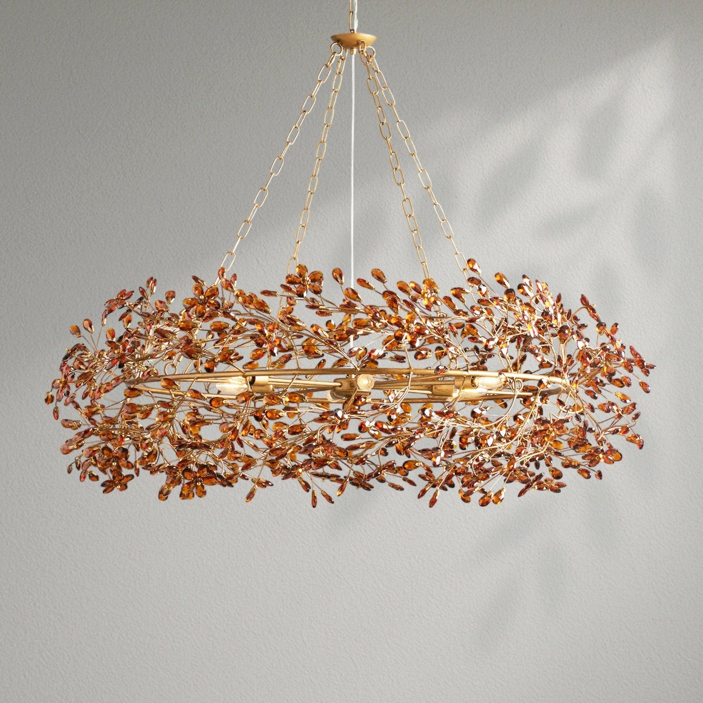 Fioresy Crown Chandelier 39" 48" 60" - Lightings Menu