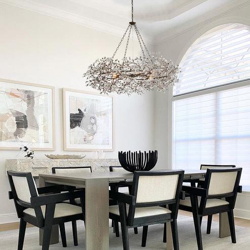 Fioresy Crown Chandelier 39" 48" 60" - Lightings Menu
