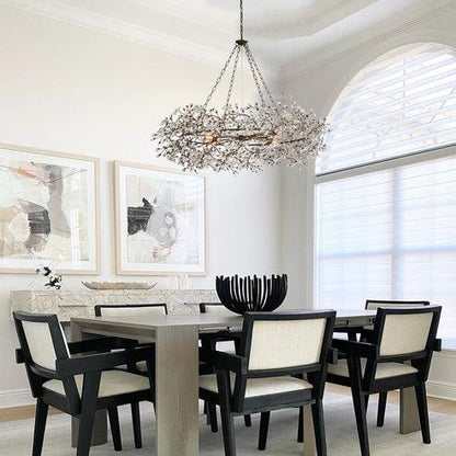 Fioresy Crown Chandelier 39" 48" 60" - Lightings Menu