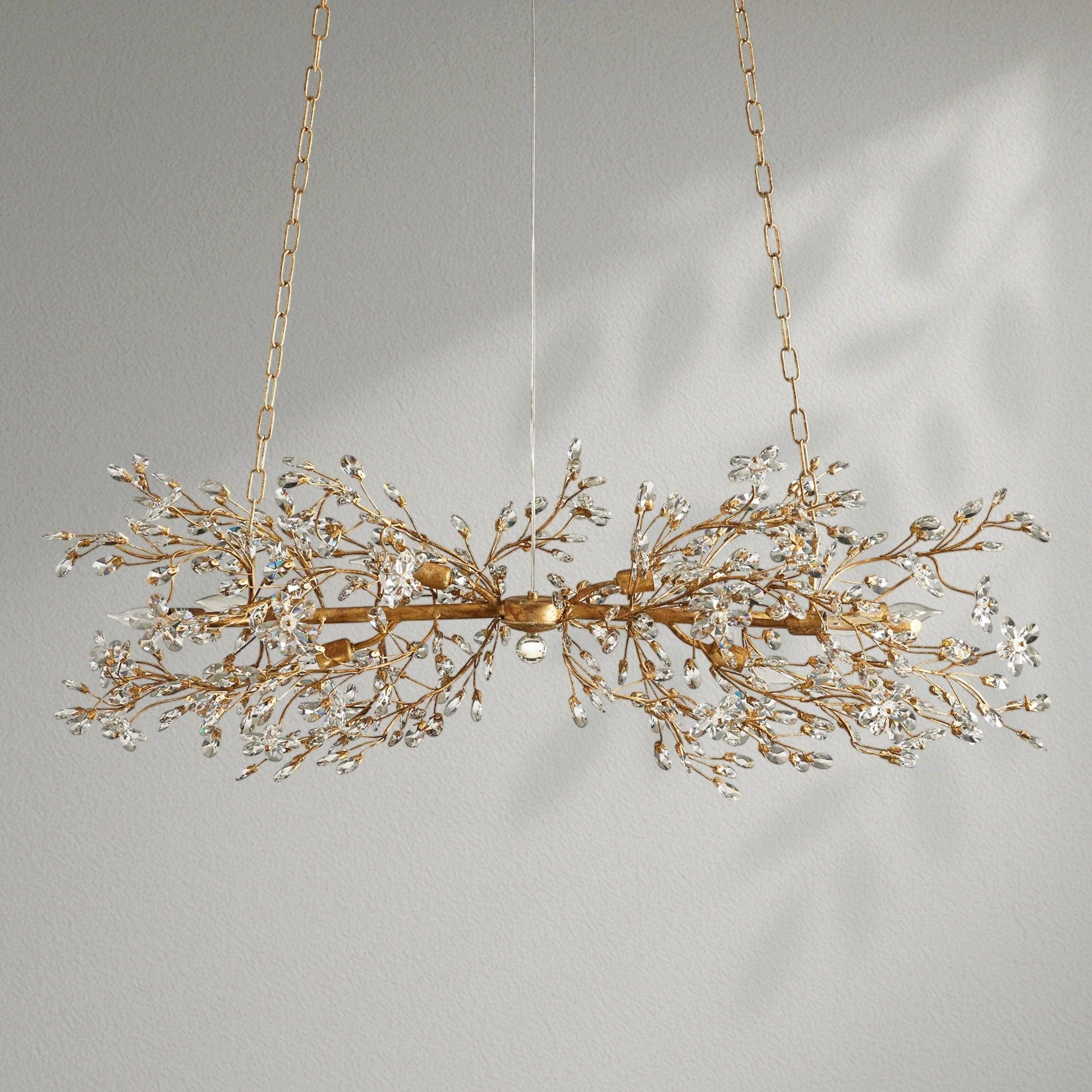 Fioresy Linear Chandelier 43"51"68" - Lightings Menu