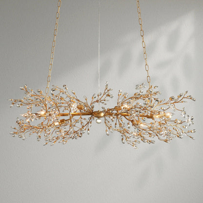Fioresy Linear Chandelier 43"51"68" - Lightings Menu
