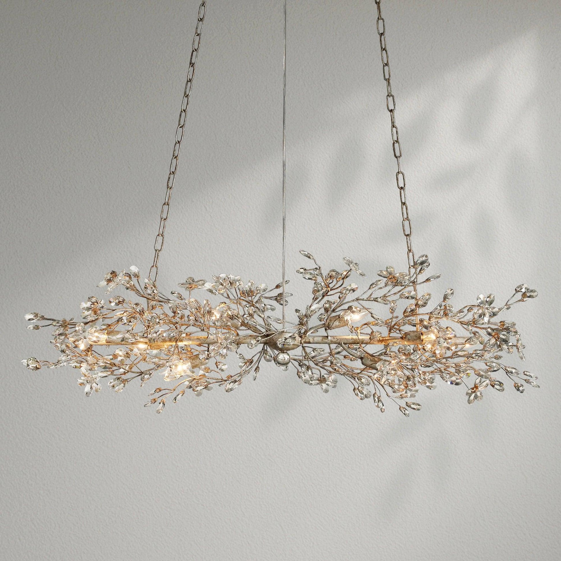 Fioresy Linear Chandelier 43"51"68" - Lightings Menu