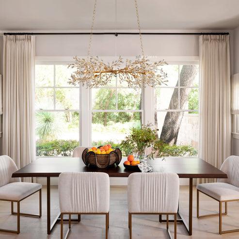 Fioresy Linear Chandelier 43"51"68" - Lightings Menu