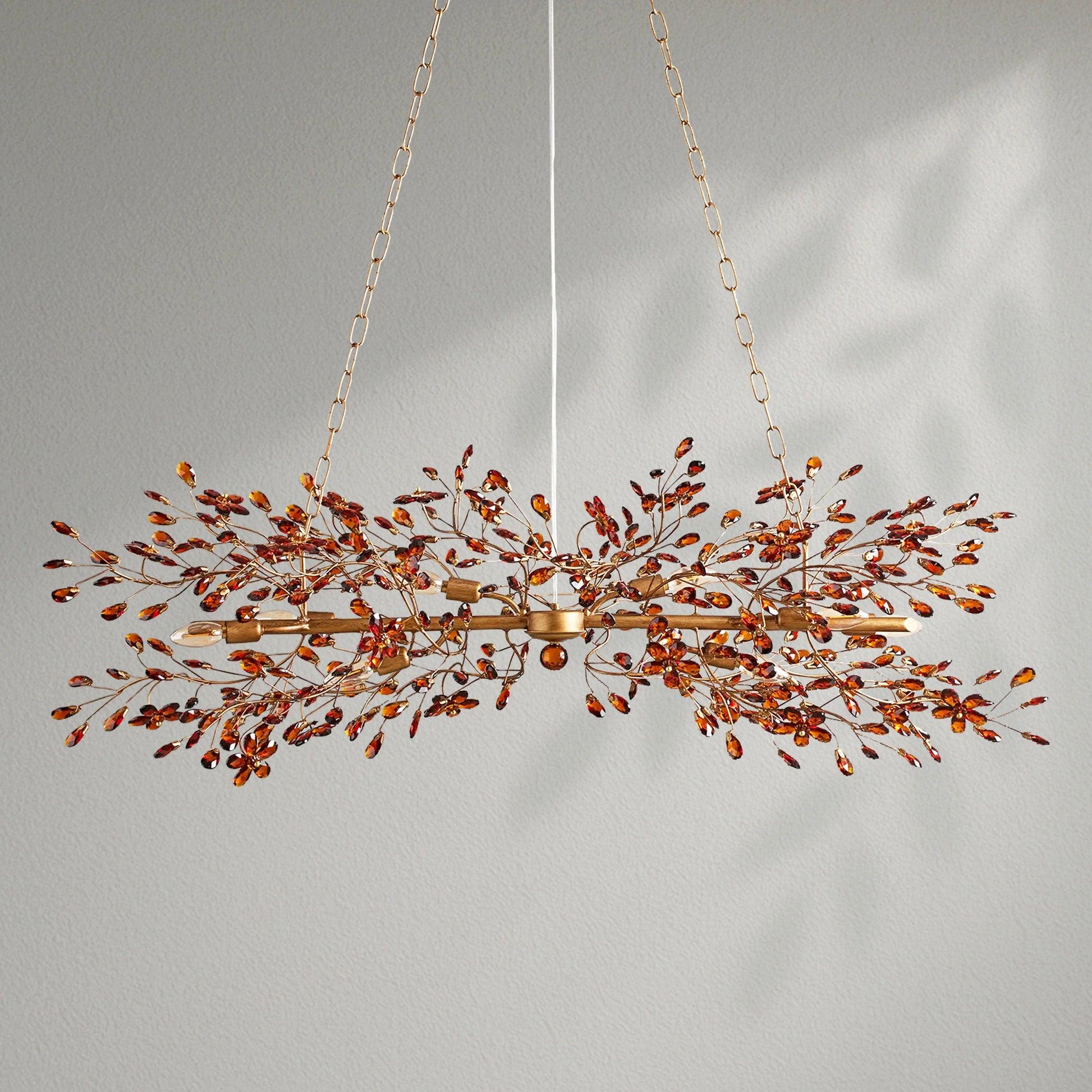 Fioresy Linear Chandelier 43"51"68" - Lightings Menu
