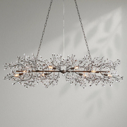 Fioresy Linear Chandelier 43"51"68" - Lightings Menu