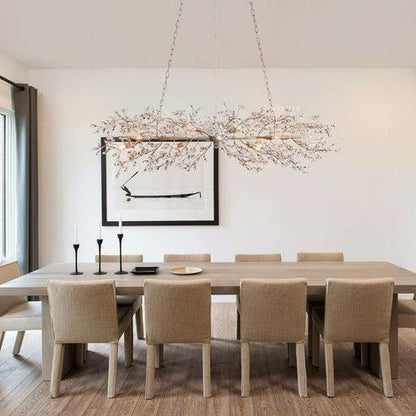 Fioresy Linear Chandelier 43"51"68" - Lightings Menu