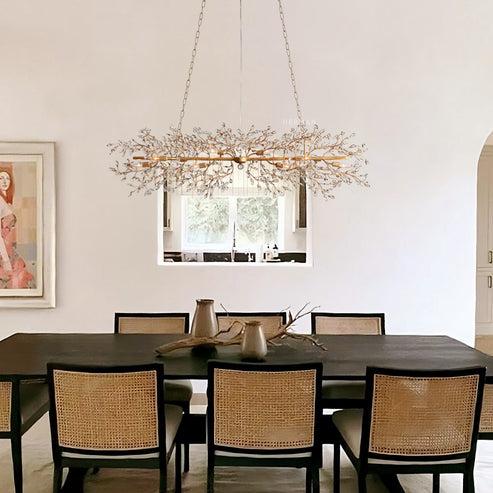 Fioresy Linear Chandelier 43"51"68" - Lightings Menu
