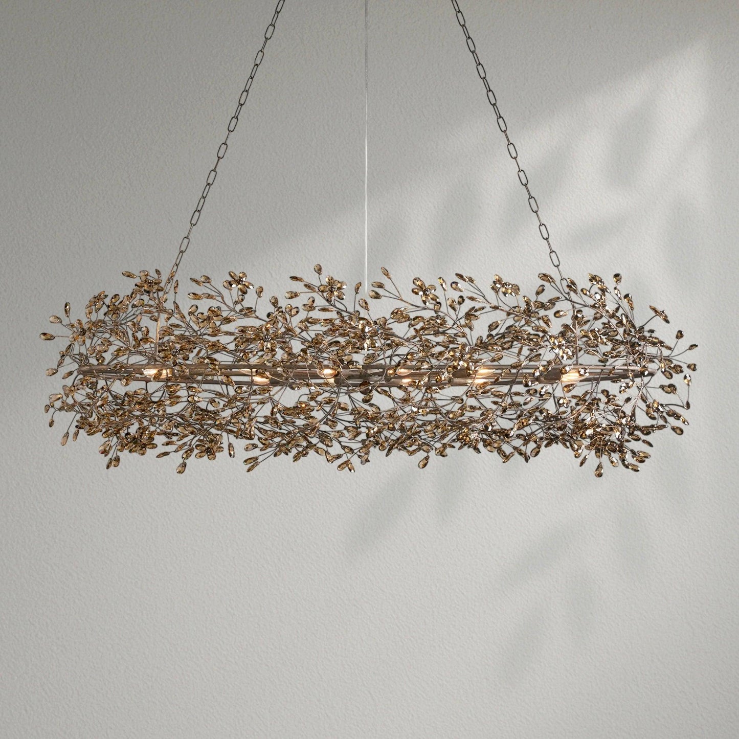 Fioresy Oval Chandelier 62''74'' - Lightings Menu