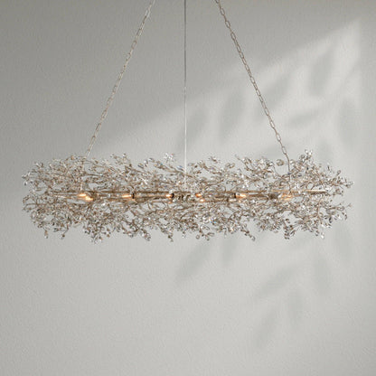 Fioresy Oval Chandelier 62''74'' - Lightings Menu