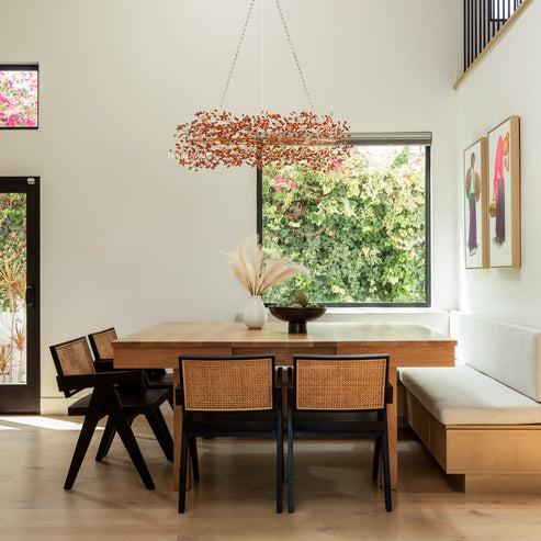 Fioresy Oval Chandelier 62''74'' - Lightings Menu