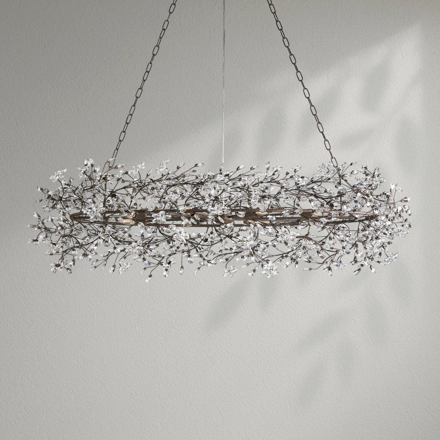 Fioresy Oval Chandelier 62''74'' - Lightings Menu