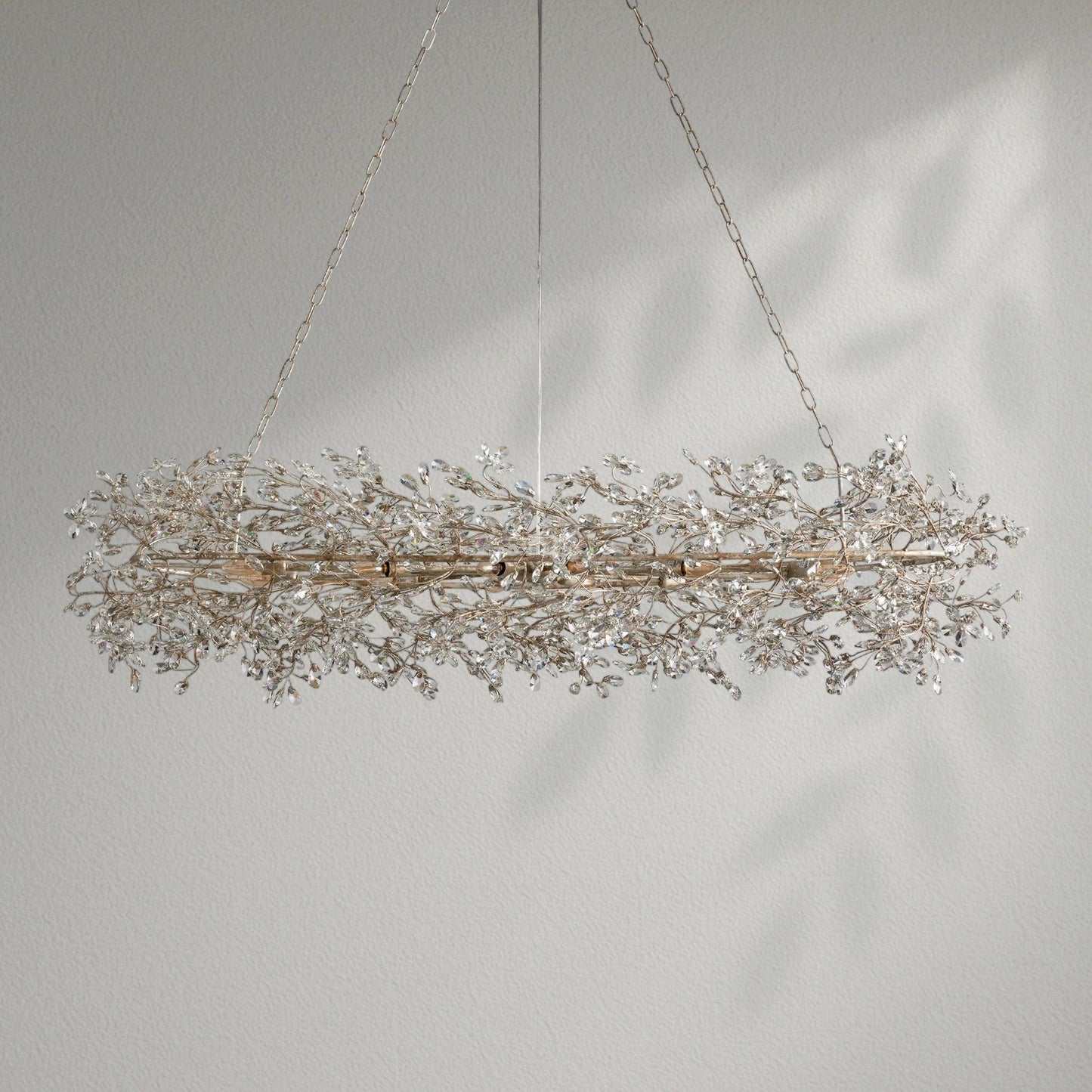 Fioresy Oval Chandelier 62''74'' - Lightings Menu