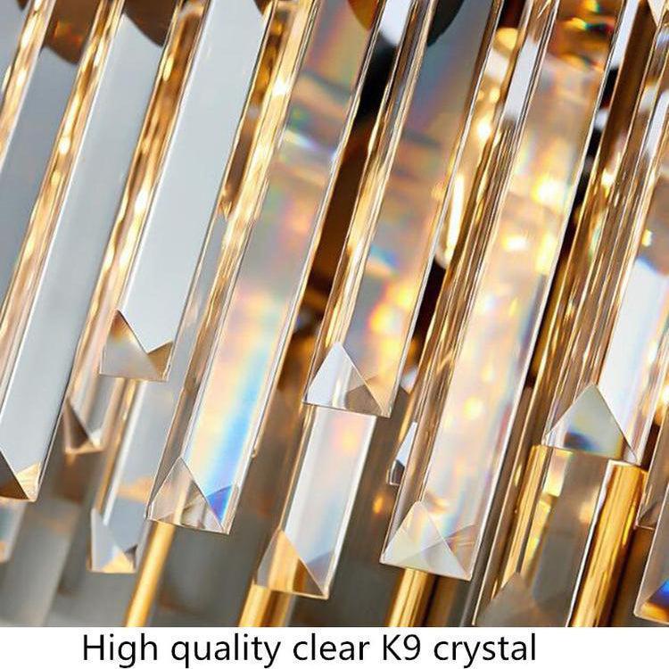 Flavian Double Tier Crystal Chandelier - Lightings Menu