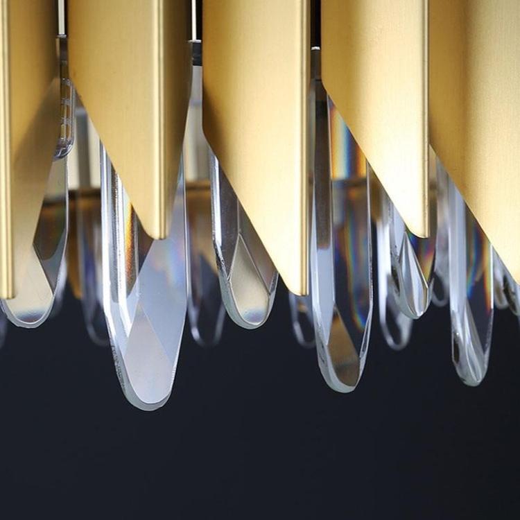 Flavian Halo Crystal Chandelier - Lightings Menu