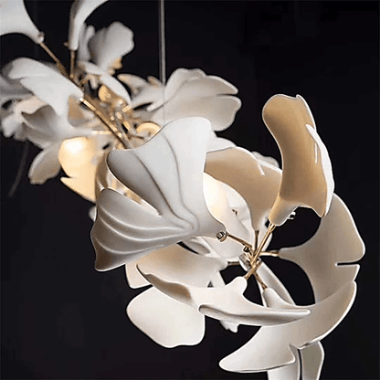 Fleur - de - lis Ceramic Branch Chandelier - Lightings Menu