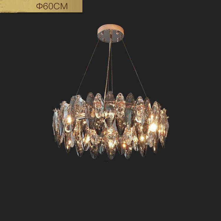 Flor Crystal Round Chandelier - Lightings Menu