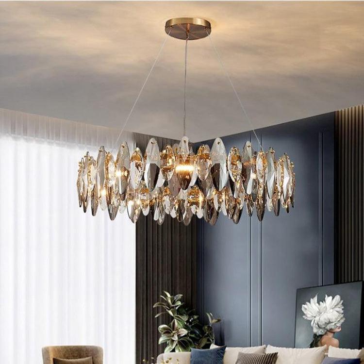 Flor Crystal Round Chandelier - Lightings Menu