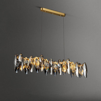 Flor Linear Chandelier for Dining Room - Lightings Menu